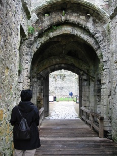 The entrance to the inner bailey