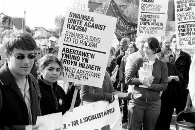 An anti-racism March