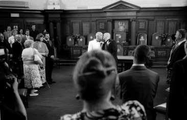 A civil ceremony in Islington