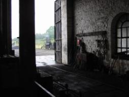 the wagonway viewed from the engine shed