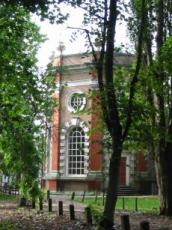 The gallery through the trees