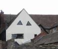 A house with triangular windows