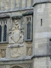 Bishop Beckynton's Arms on Penniless Porch