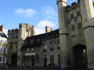 Penniless Porch and the Bishop's Eye from the Market Place