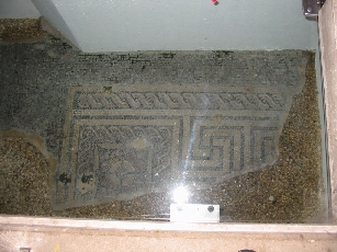 A mosaic discovered beneath the cathederal floor