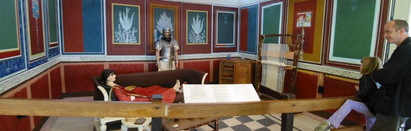 A reconstructed Roman room