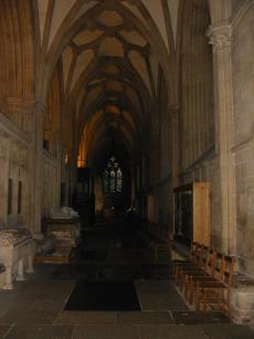 The south aisle of the quire