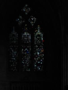 The east window of the south quire aisle